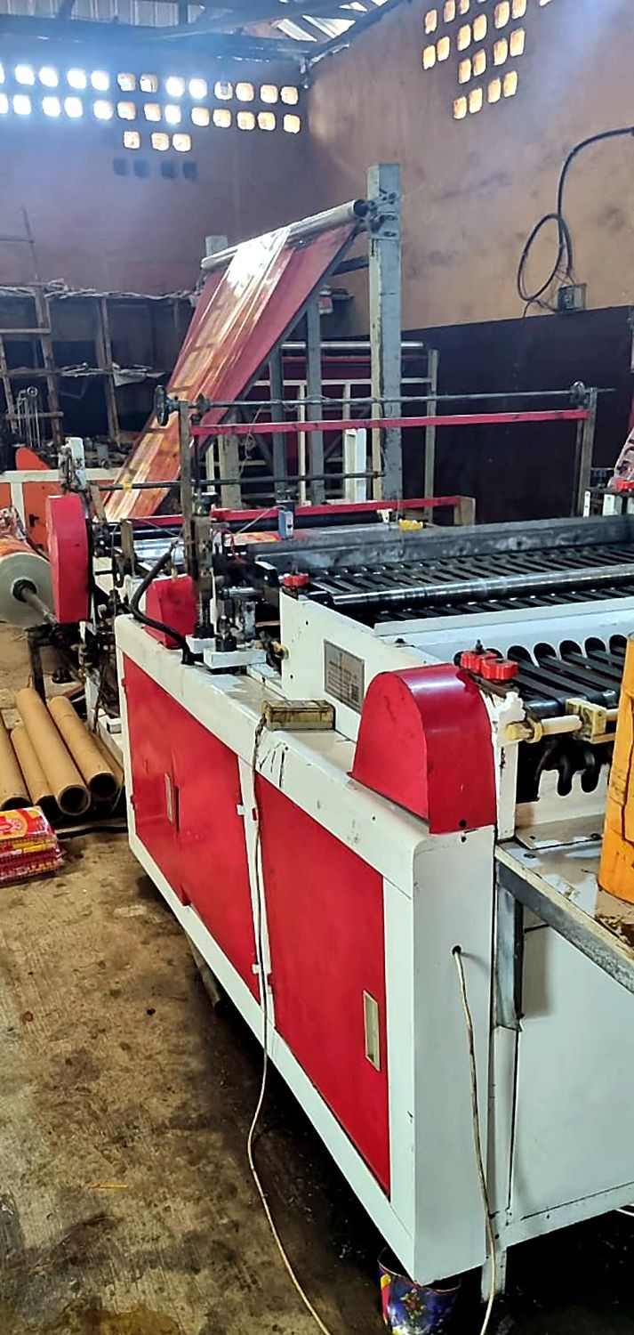 Printing in progress on the production line in Asaba